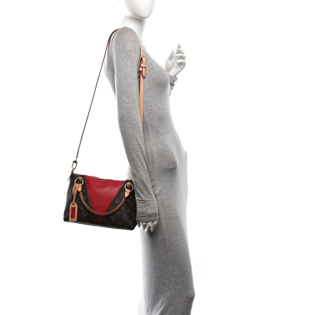 Monogram V Tote BB Cherry