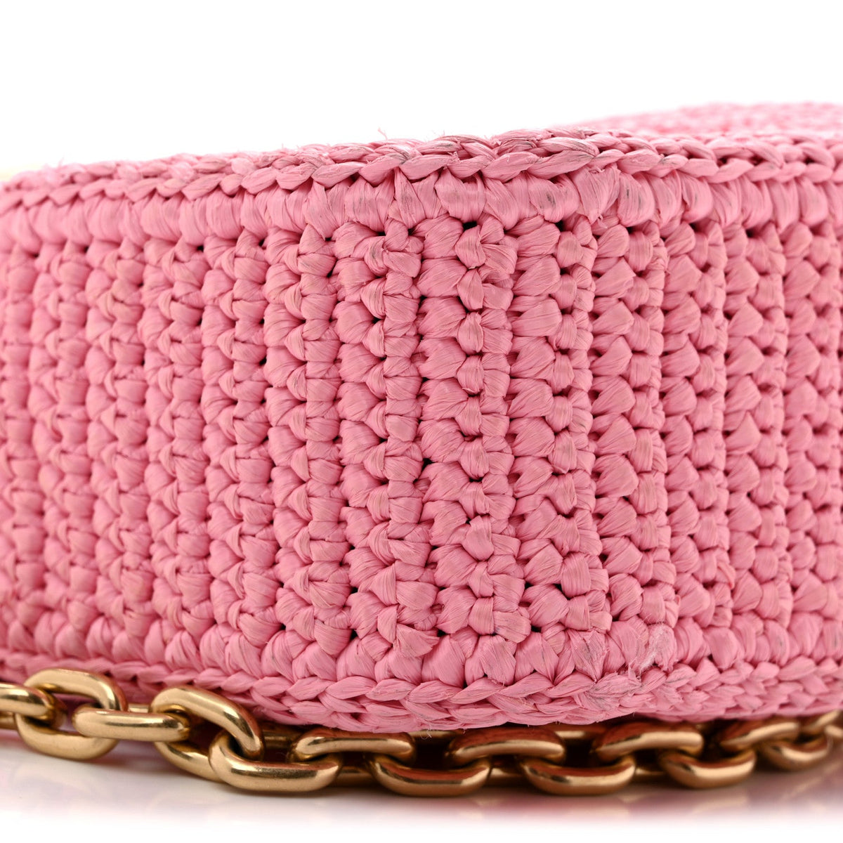Yarn Raffia Effect Crochet Re-Edition 2005 Shoulder Bag Petalo