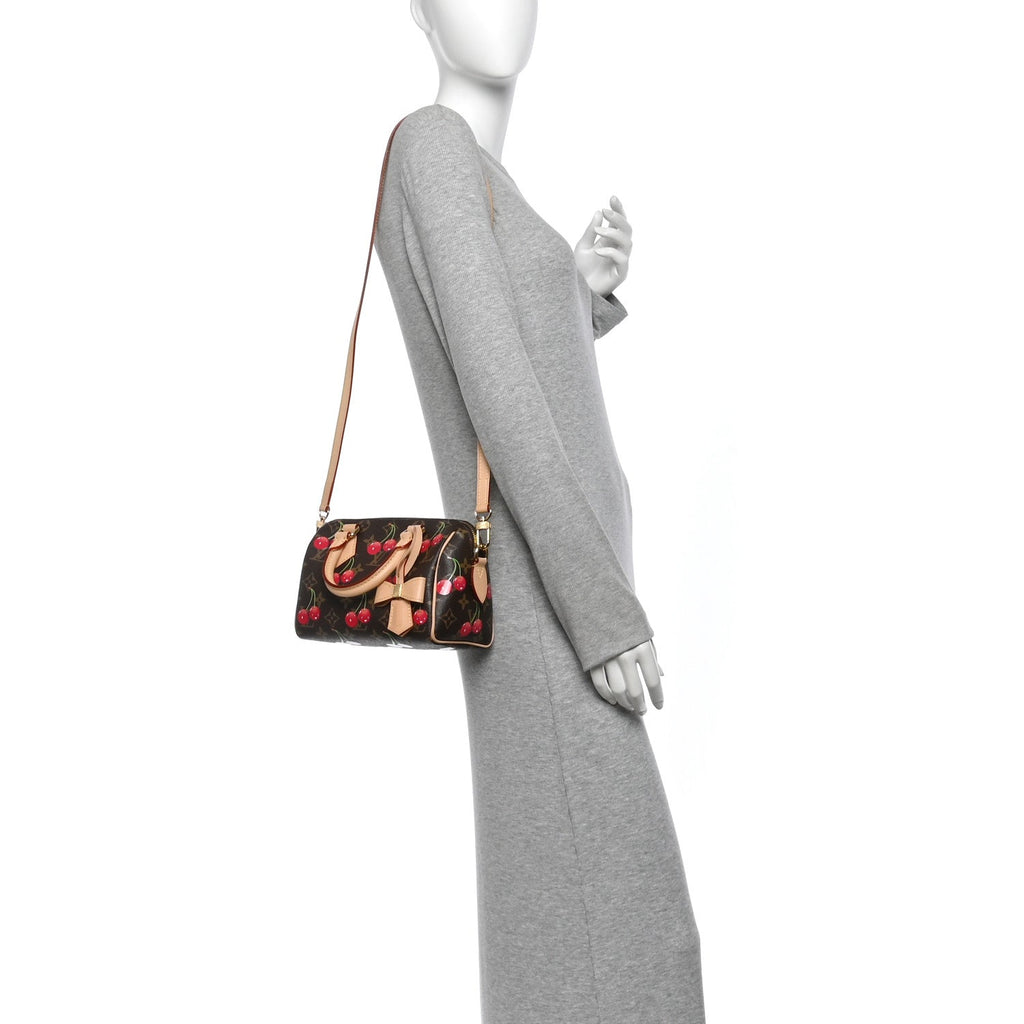 LV X TM Monogram Cerises Speedy Bandouliere 20
