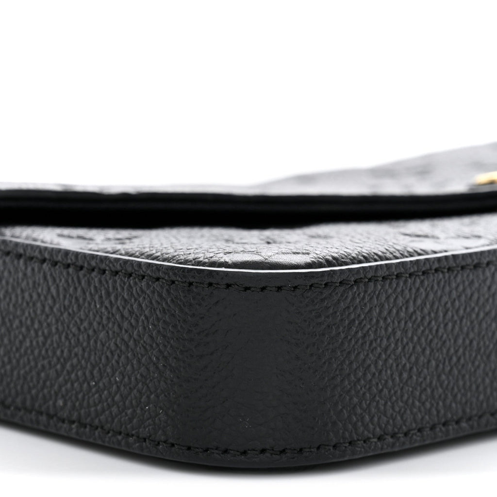 Empreinte Pochette Felicie Chain Wallet Black