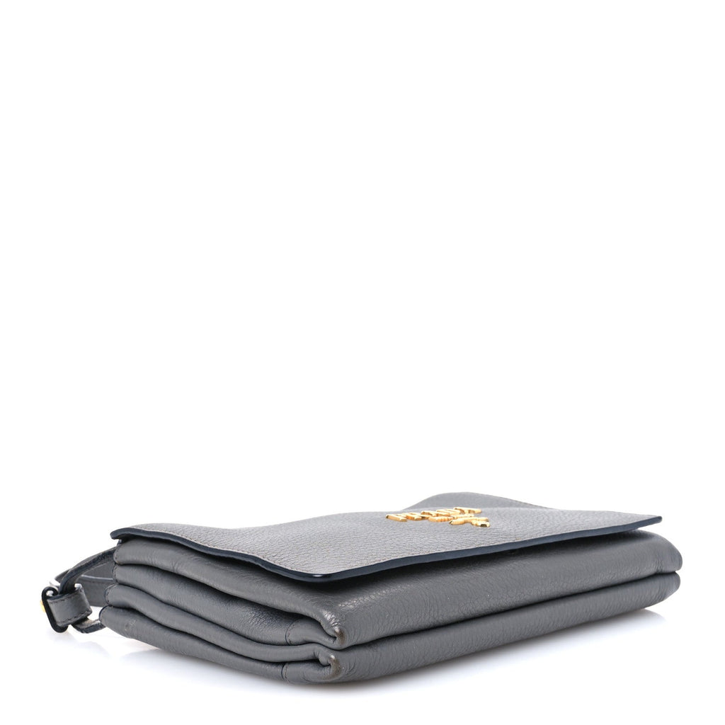 Vitello Phenix Crossbody Bag Marmo