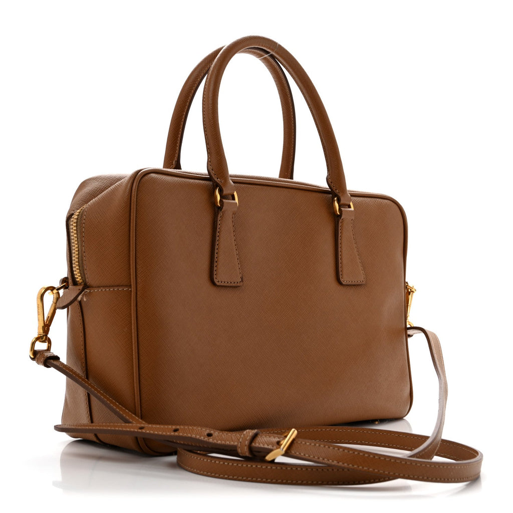 Saffiano Lux Bauletto Caramel