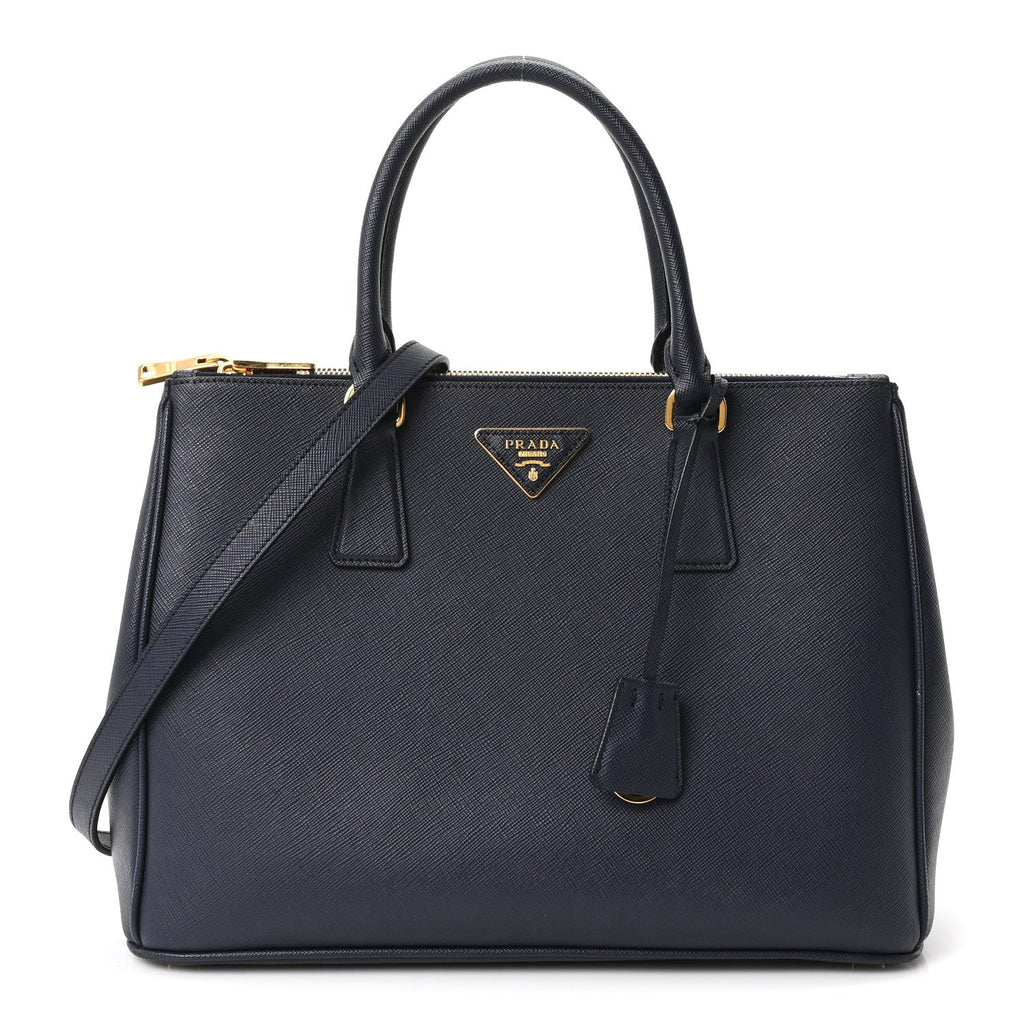 Saffiano Large Galleria Double Zip Tote Baltico
