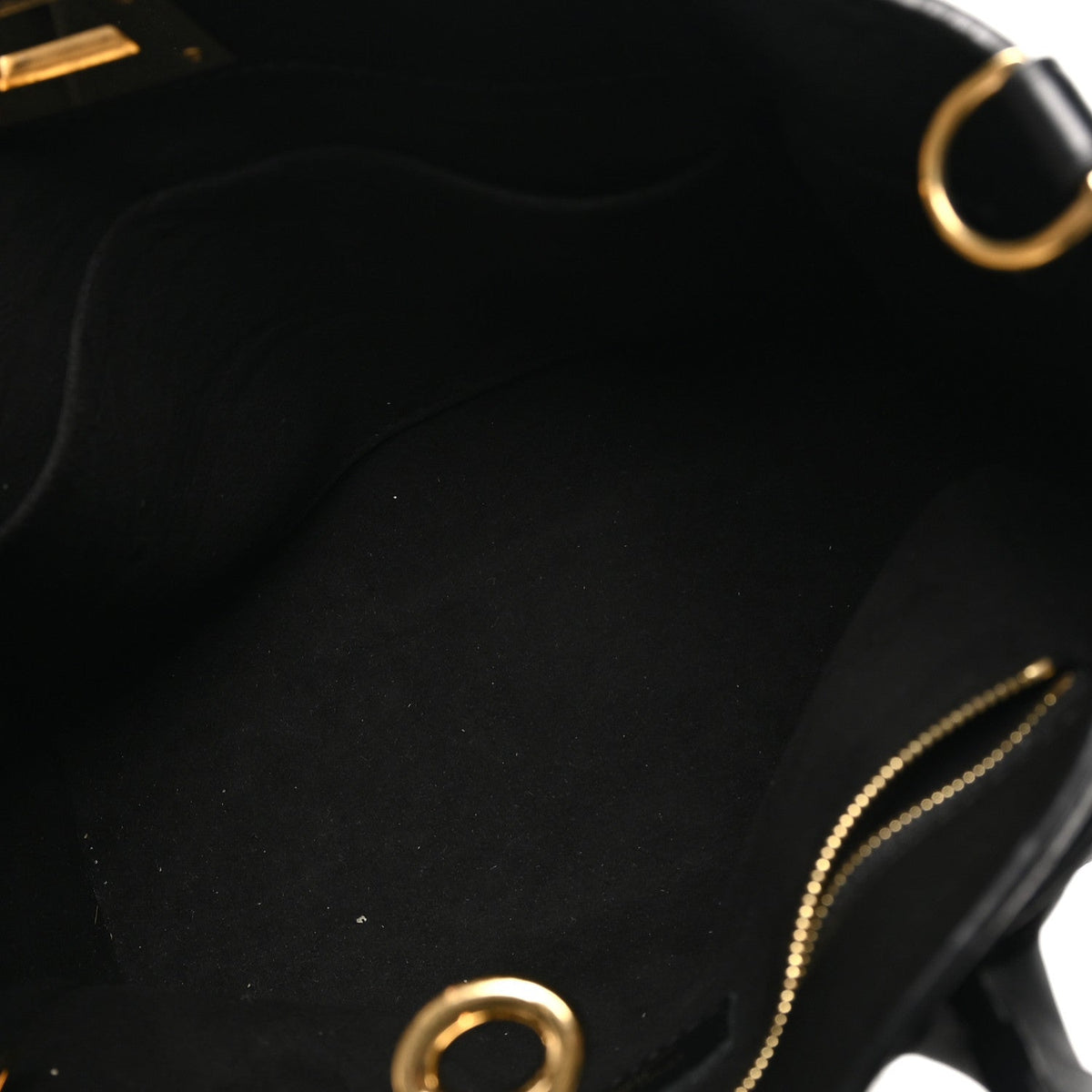 Calfskin Monogram On My Side PM Black