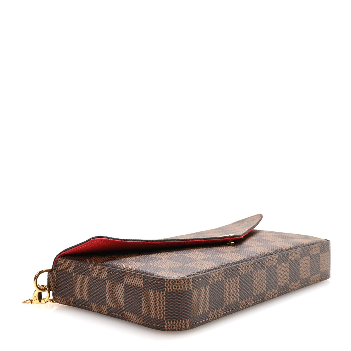 Damier Ebene Pochette Felicie Chain Wallet