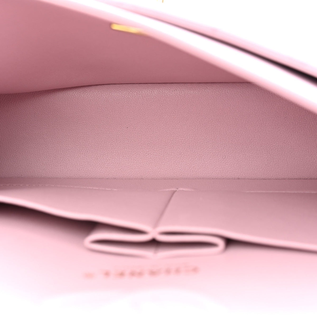 Caviar Quilted Small Double Flap Pink