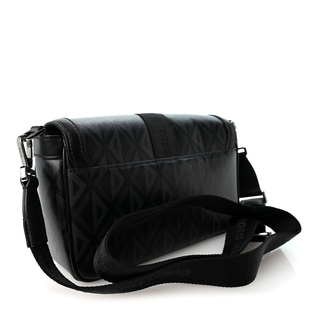 Coated Canvas CD Diamond Hit The Road Bag Black