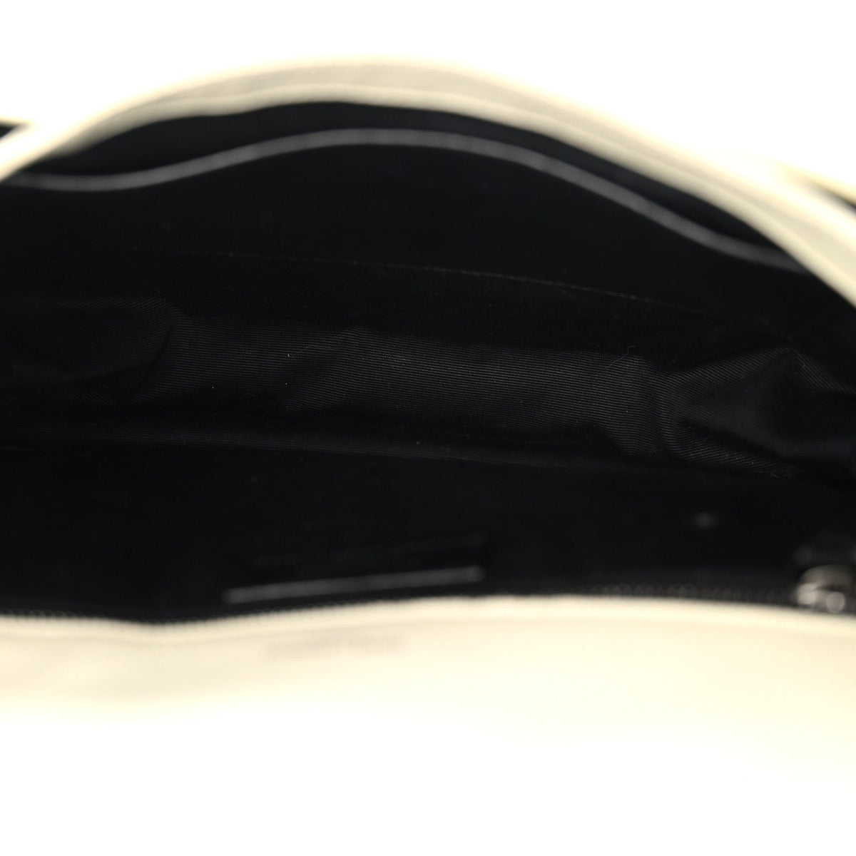 Crinkled Calfskin Matelasse Monogram Medium Niki Chain Satchel Ivory