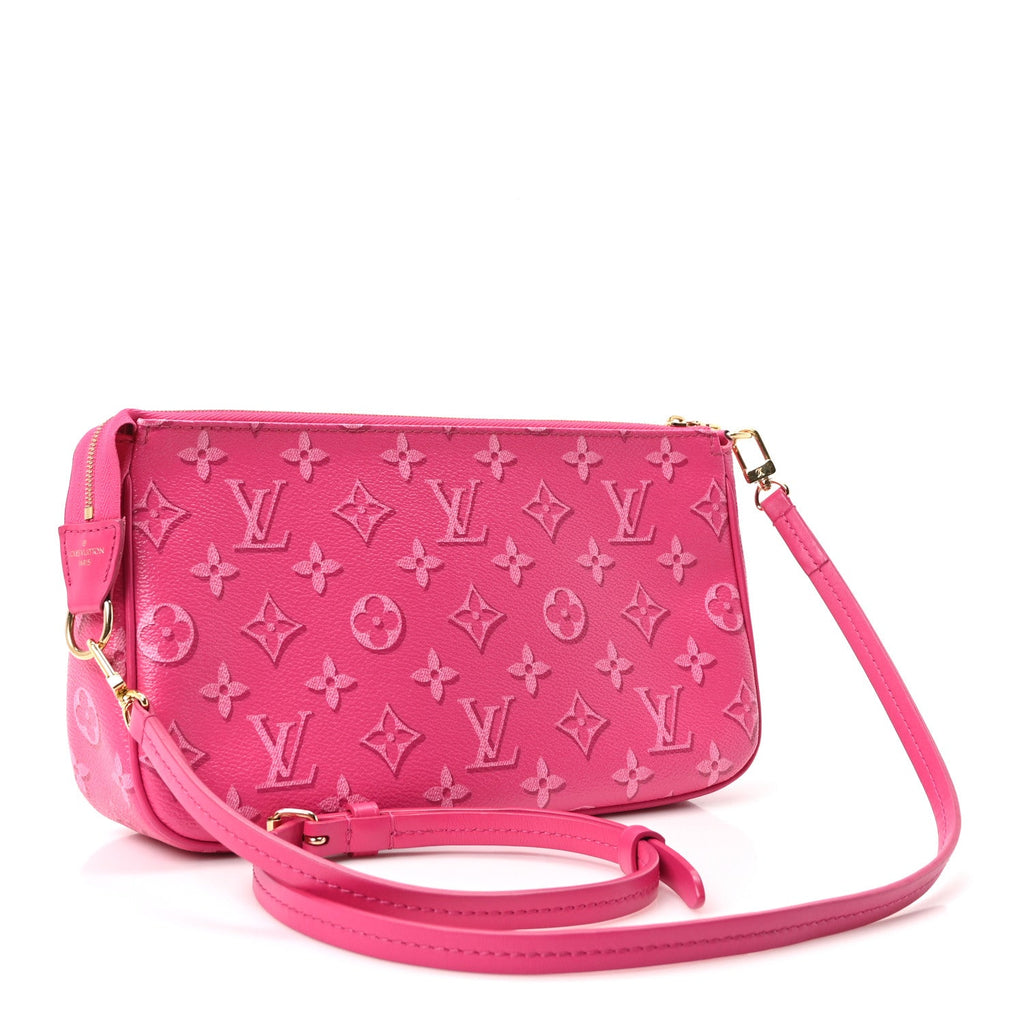 Monogram Fall For You Maxi Multi Pochette Accessories Fuchsia