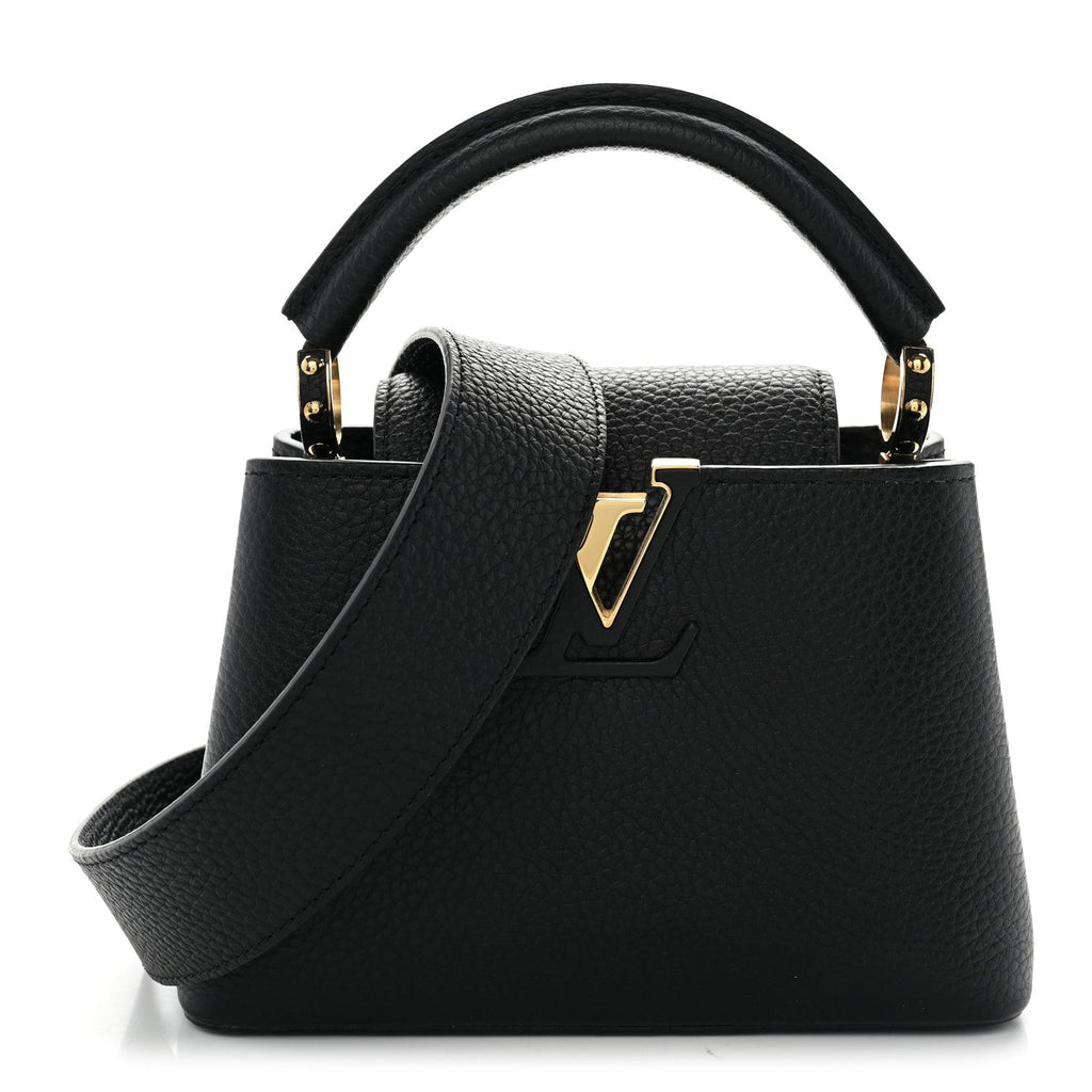 Taurillon Mini Capucines Black
