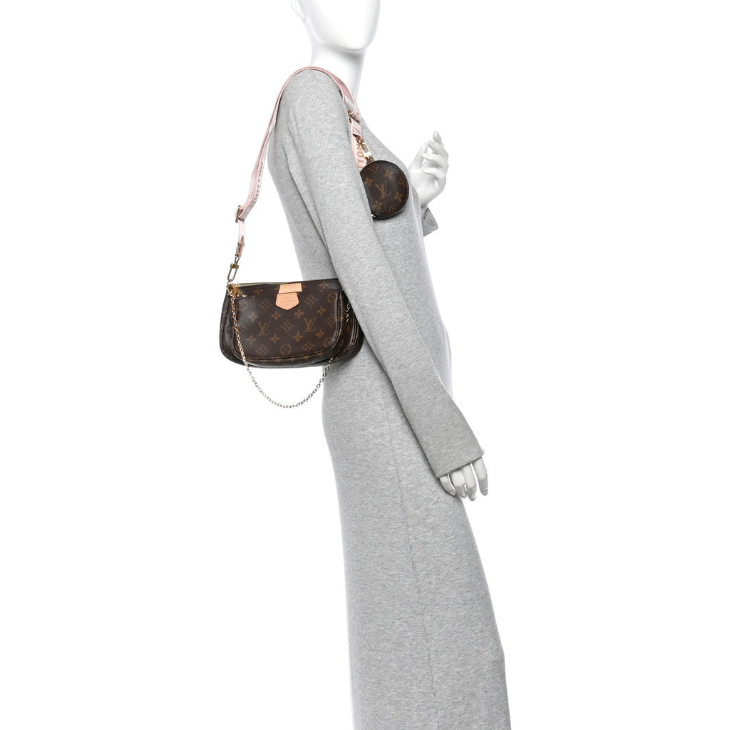Monogram Multi Pochette Accessories Rose Clair