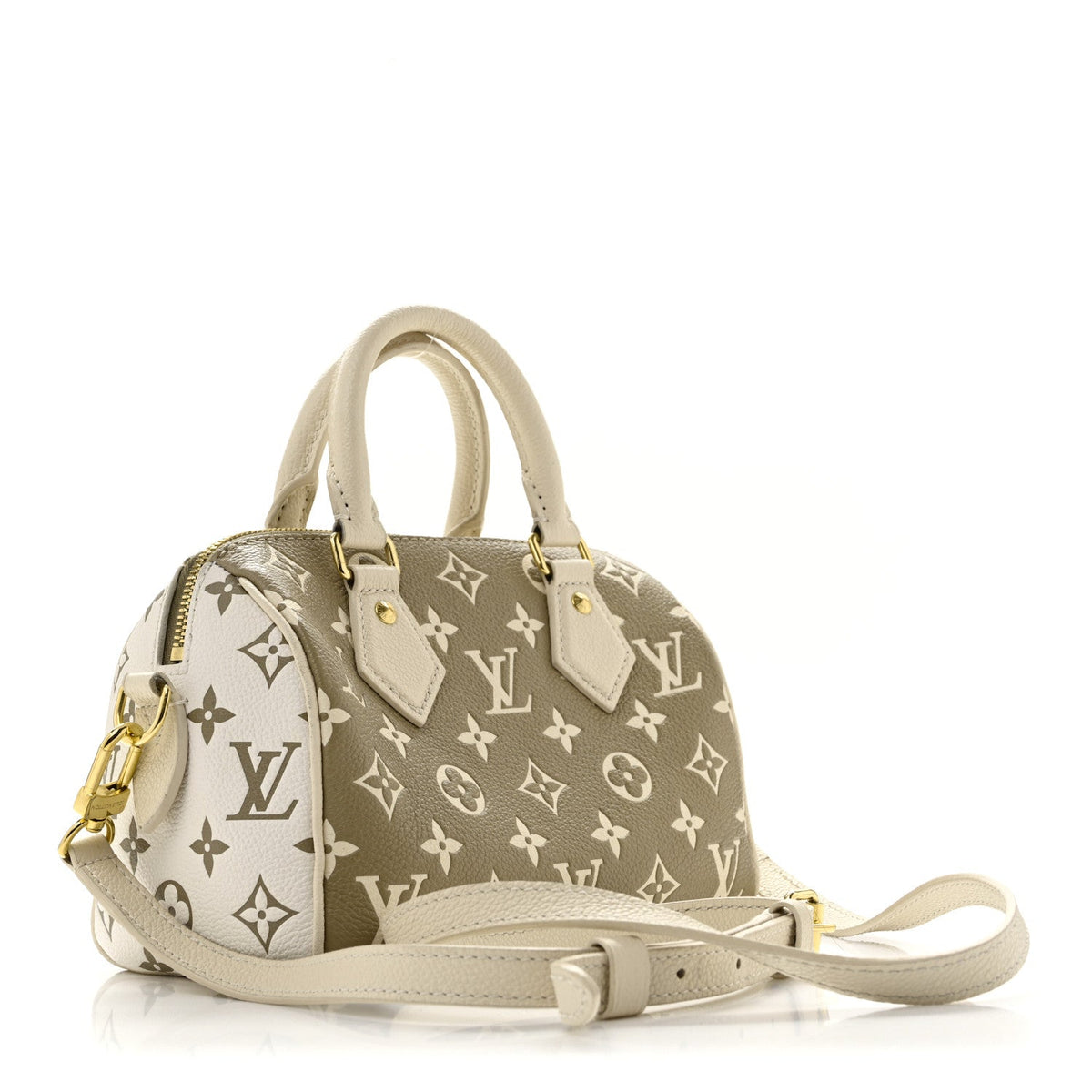 Empreinte Monogram Spring in the City Speedy Bandouliere 20 Kaki Beige Cream