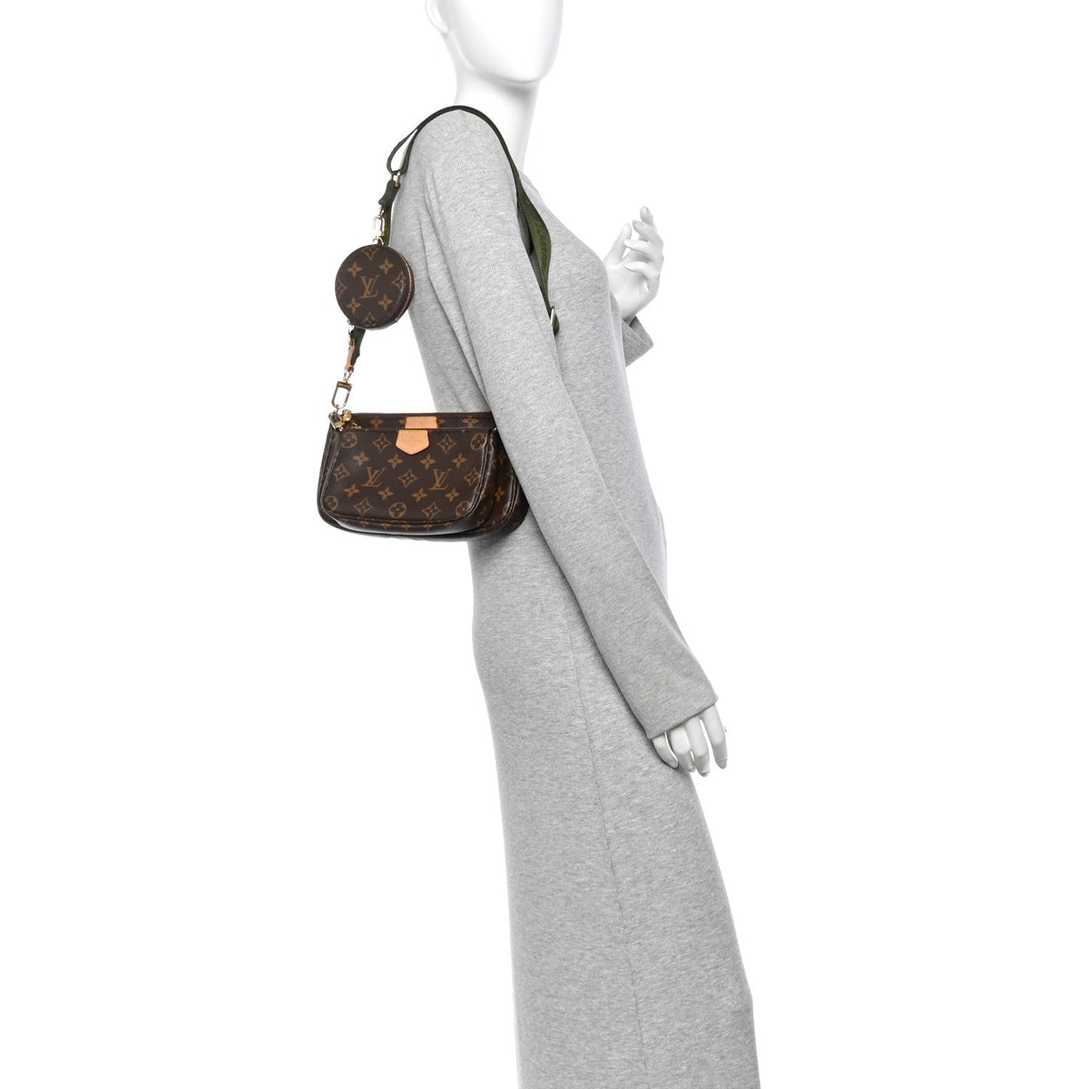 Monogram Multi Pochette Accessories Kaki