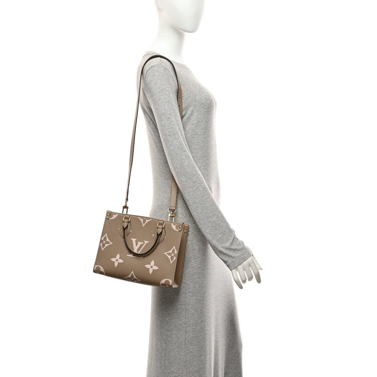 Empreinte Monogram Giant Onthego PM Tourterelle Creme