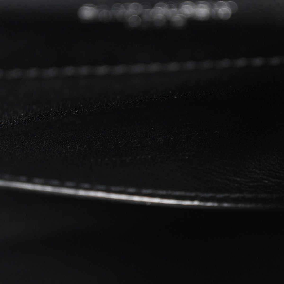 Grain De Poudre Textured Mixed Matelasse Triquilt Medium Monogram Satchel Black