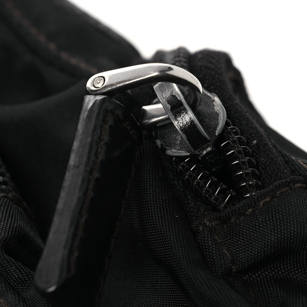 Tessuto Nylon Saffiano Small Vela Messenger Black