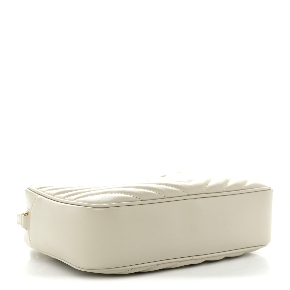 Calfskin Matelasse Monogram Lou Camera Bag Blanc Vintage