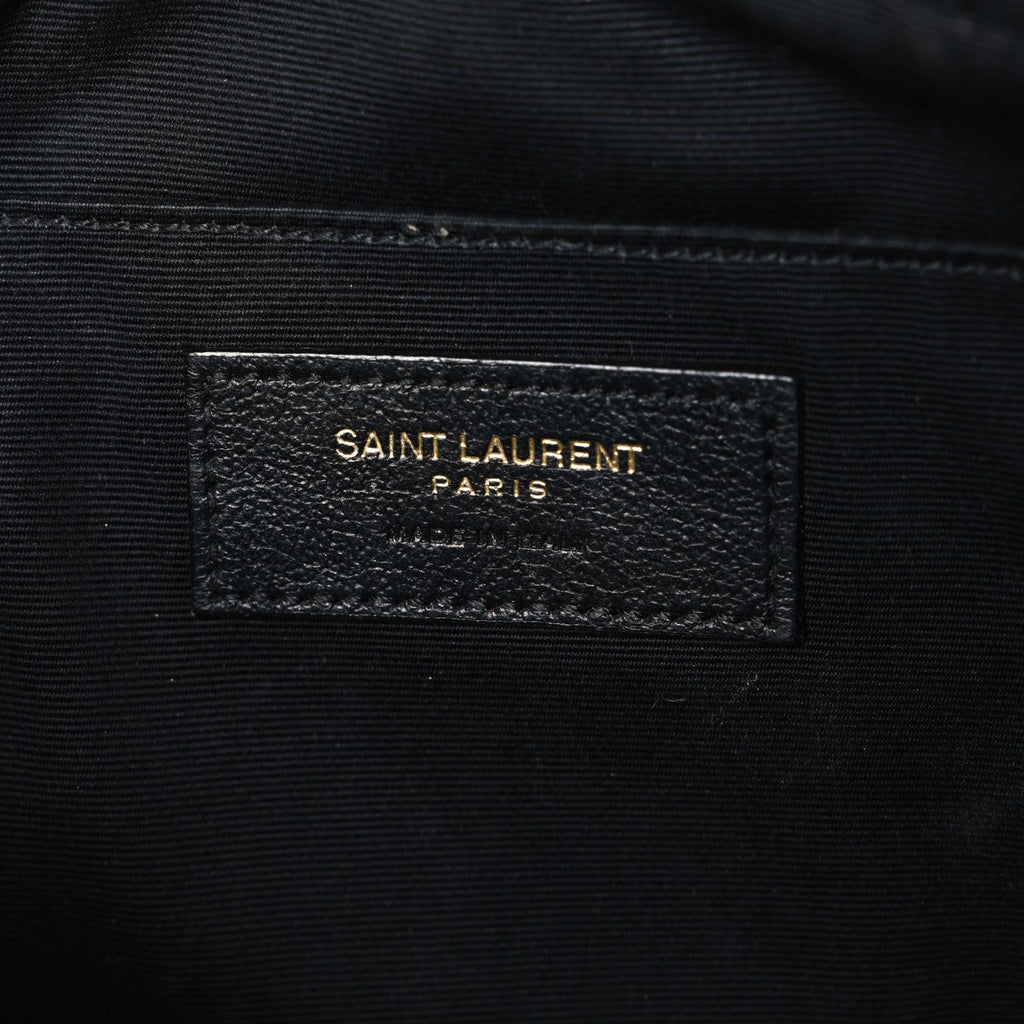 Calfskin Matelasse Monogram Lou Camera Bag Dark Beige