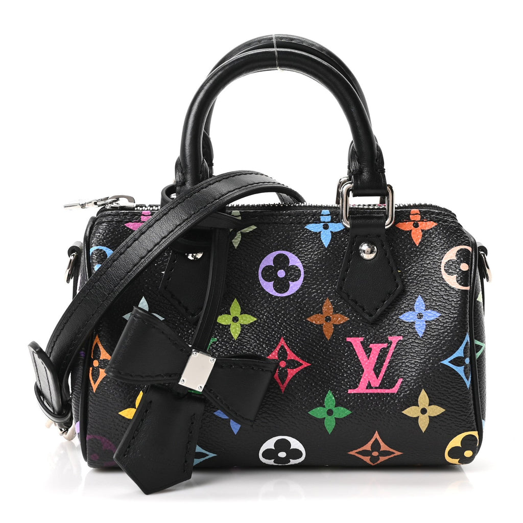 LV x TM Monogram Multicolor Nano Speedy Black