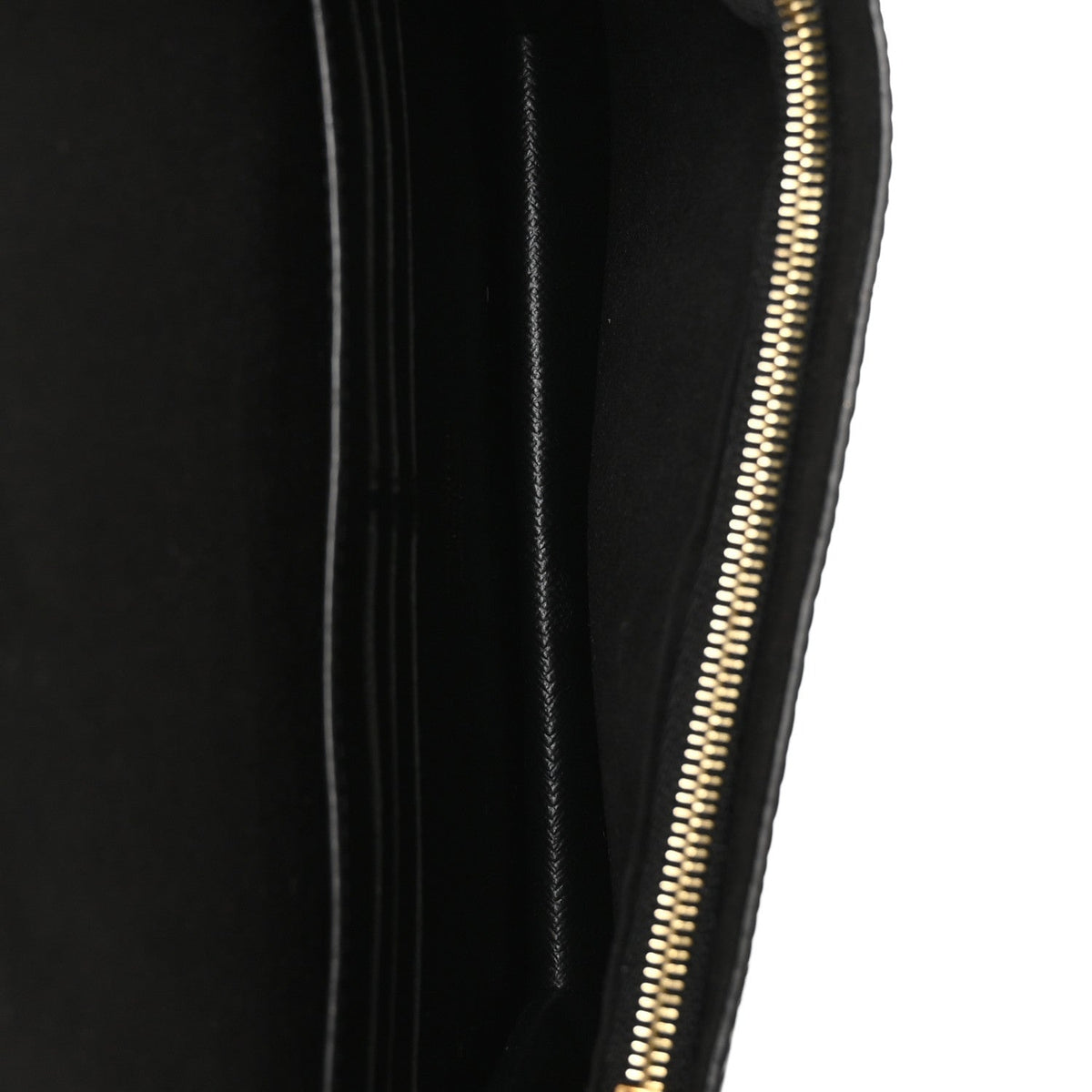 Epi Twist Belt Chain Wallet Black