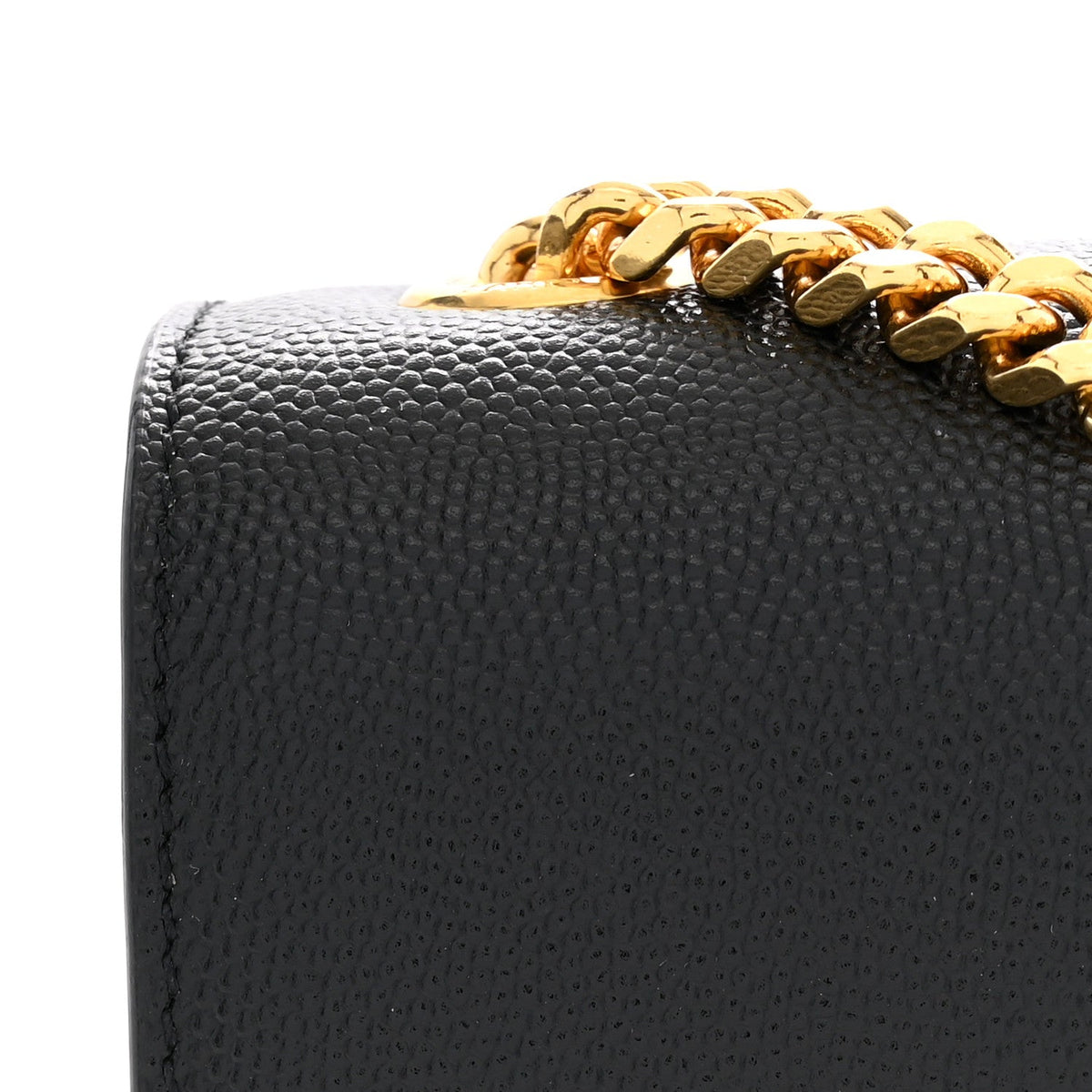 Grain De Poudre Medium Classic Monogram Kate Satchel Black