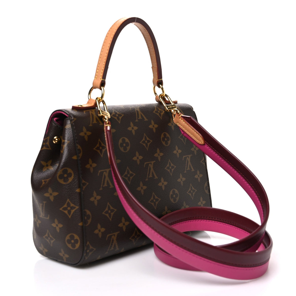 Monogram Cluny BB Bordeaux Fuchsia