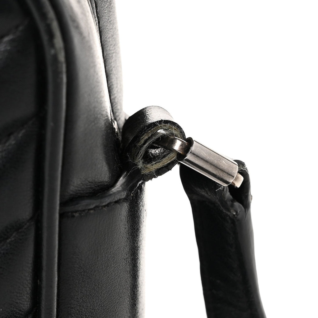 Calfskin Matelasse Monogram Lou Camera Bag Black