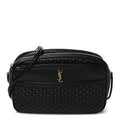 Lambskin Quilted Victoire Camera Bag Black