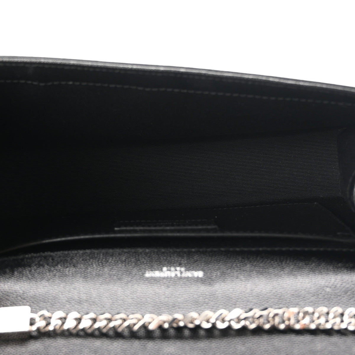 Grain De Poudre Medium Classic Monogram Kate Satchel Black