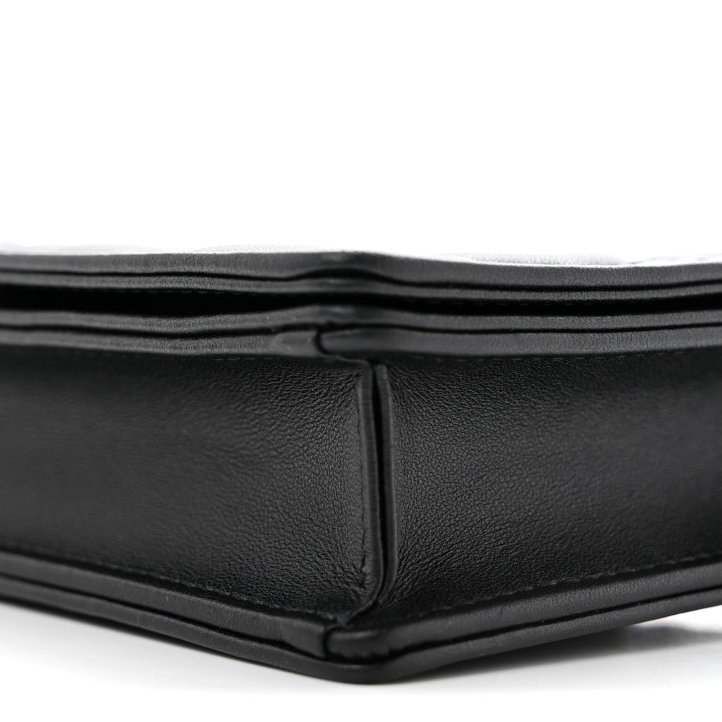 Lambskin Cannage Lady Dior Pouch Black