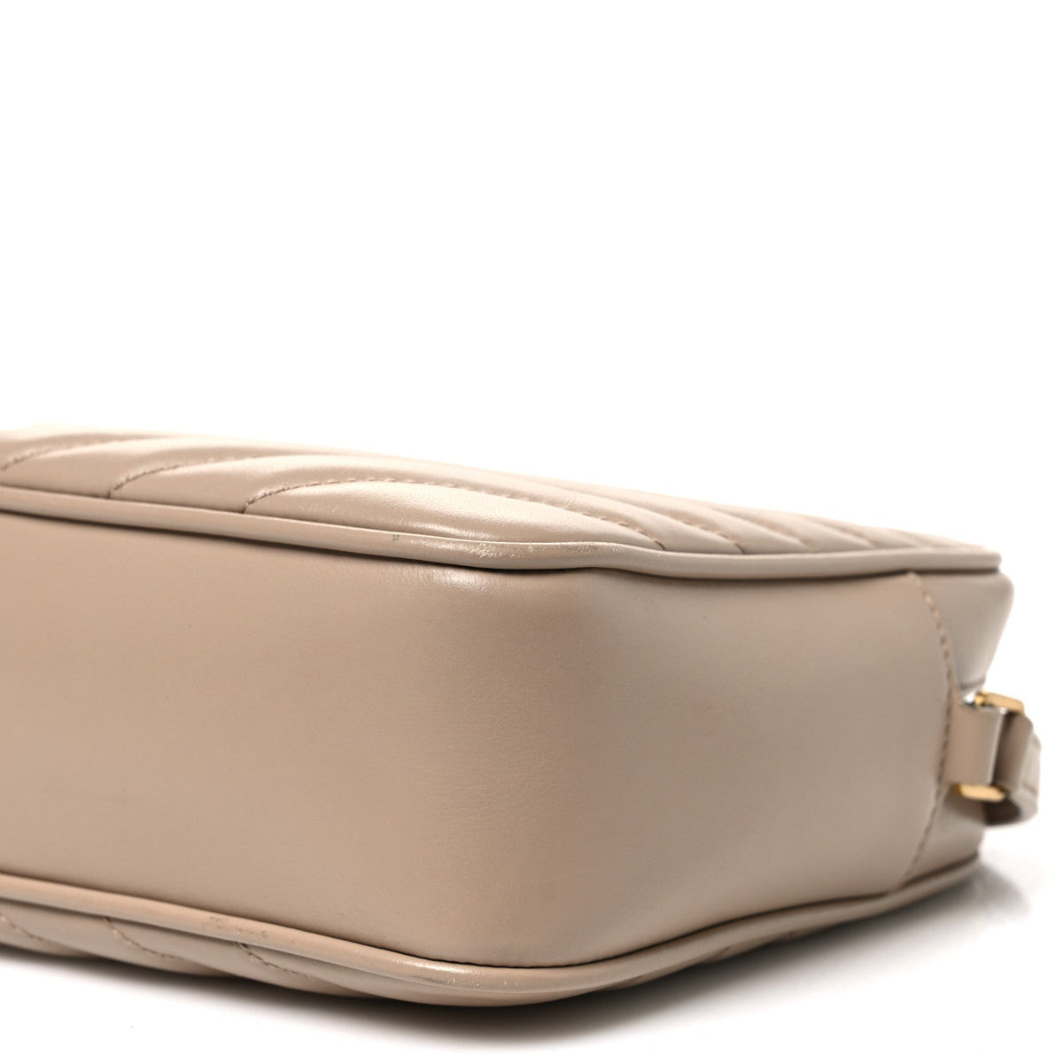 Calfskin Matelasse Monogram Lou Camera Bag Dark Beige