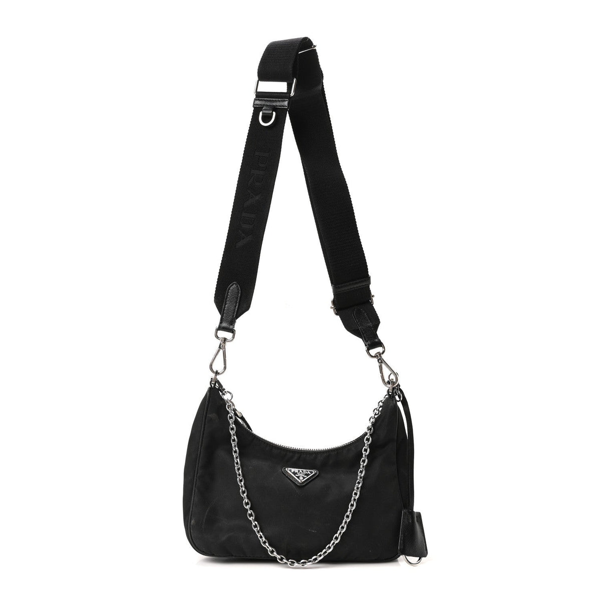 Nylon Re-Edition 2005 Shoulder Bag Black