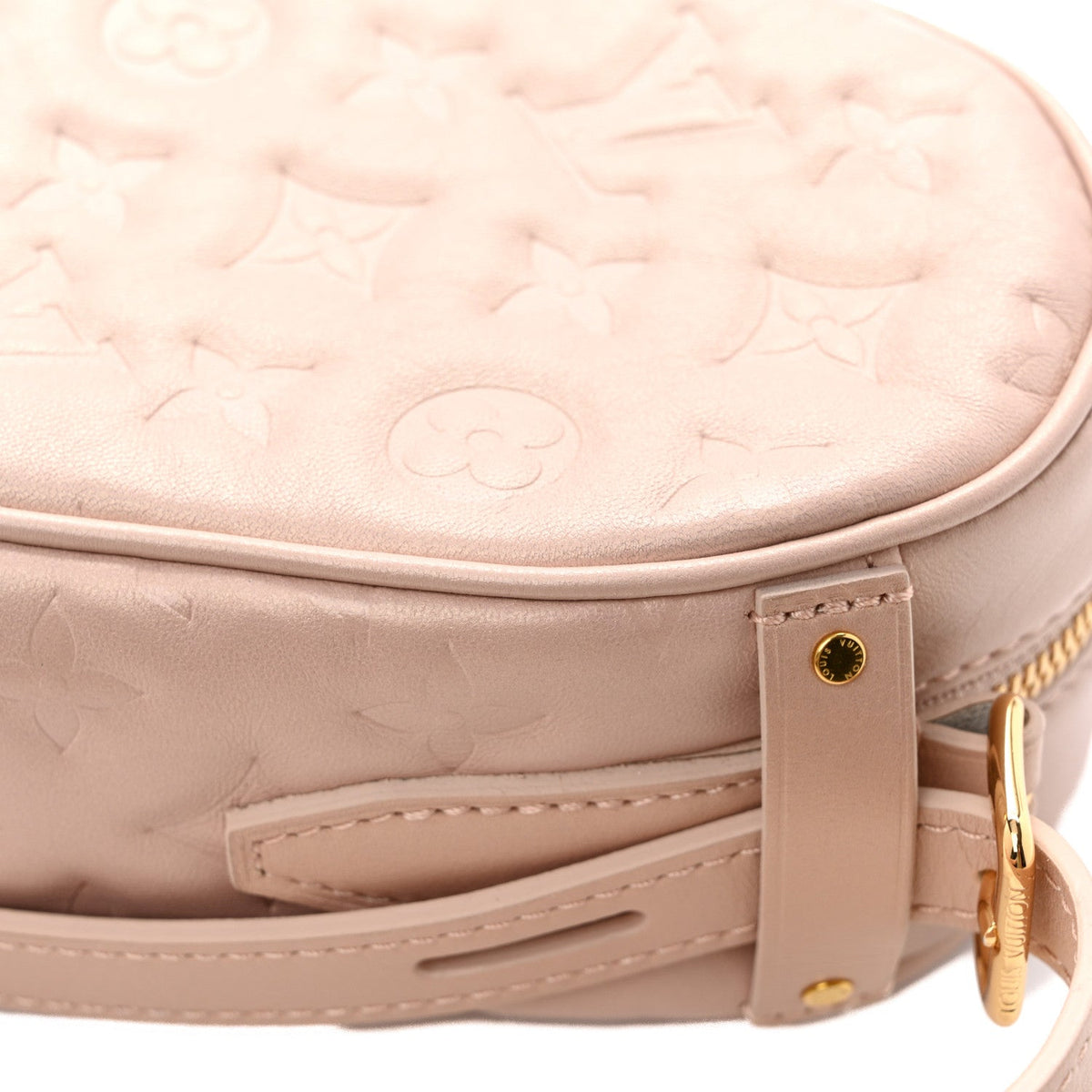 Lambskin Embossed Monogram Fall In Love Sac Coeur Light Pink