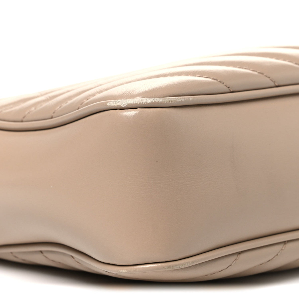 Calfskin Matelasse Monogram Lou Camera Bag Dark Latte