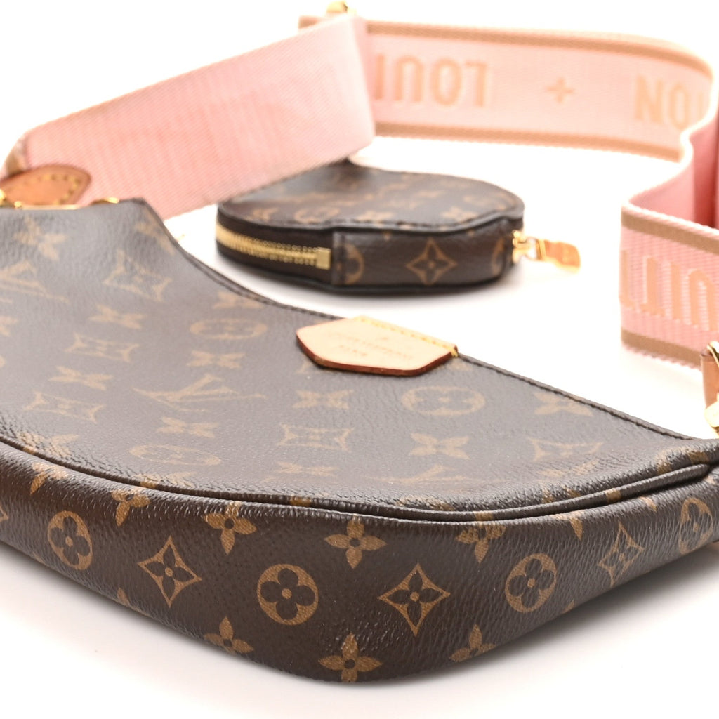 Monogram Multi Pochette Accessories Large Pochette Rose Clair