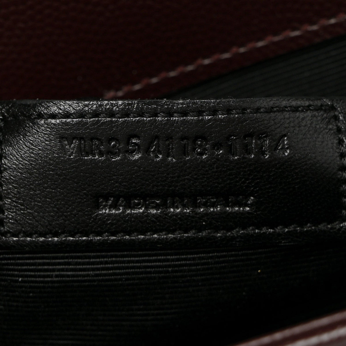 Grain De Poudre Matelasse Chevron Large Monogram Satchel Rouge Legion