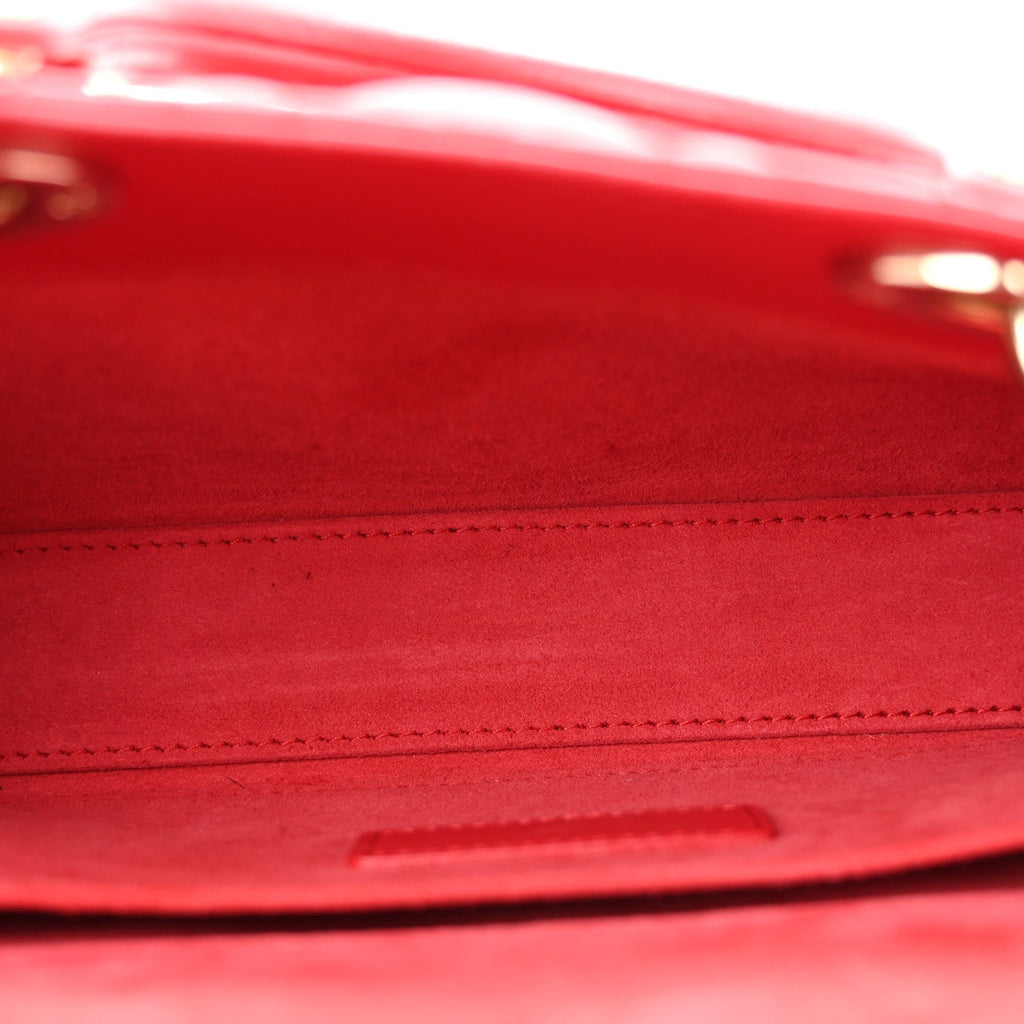 Lambskin Cannage Medium Lady D-Joy Red