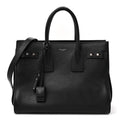 Grained Calfskin Small Supple Sac De Jour Black