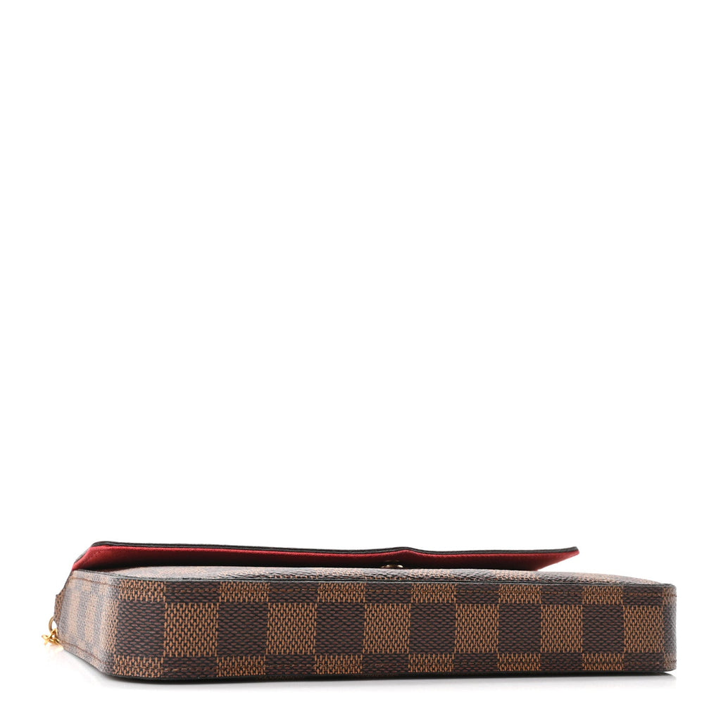Damier Ebene Pochette Felicie Chain Wallet