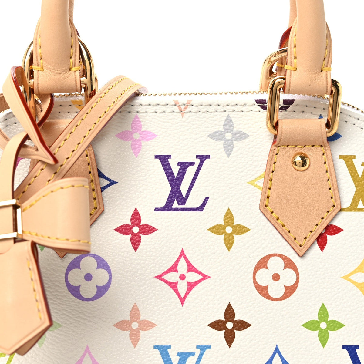 LV x TM Monogram Multicolor Alma BB White