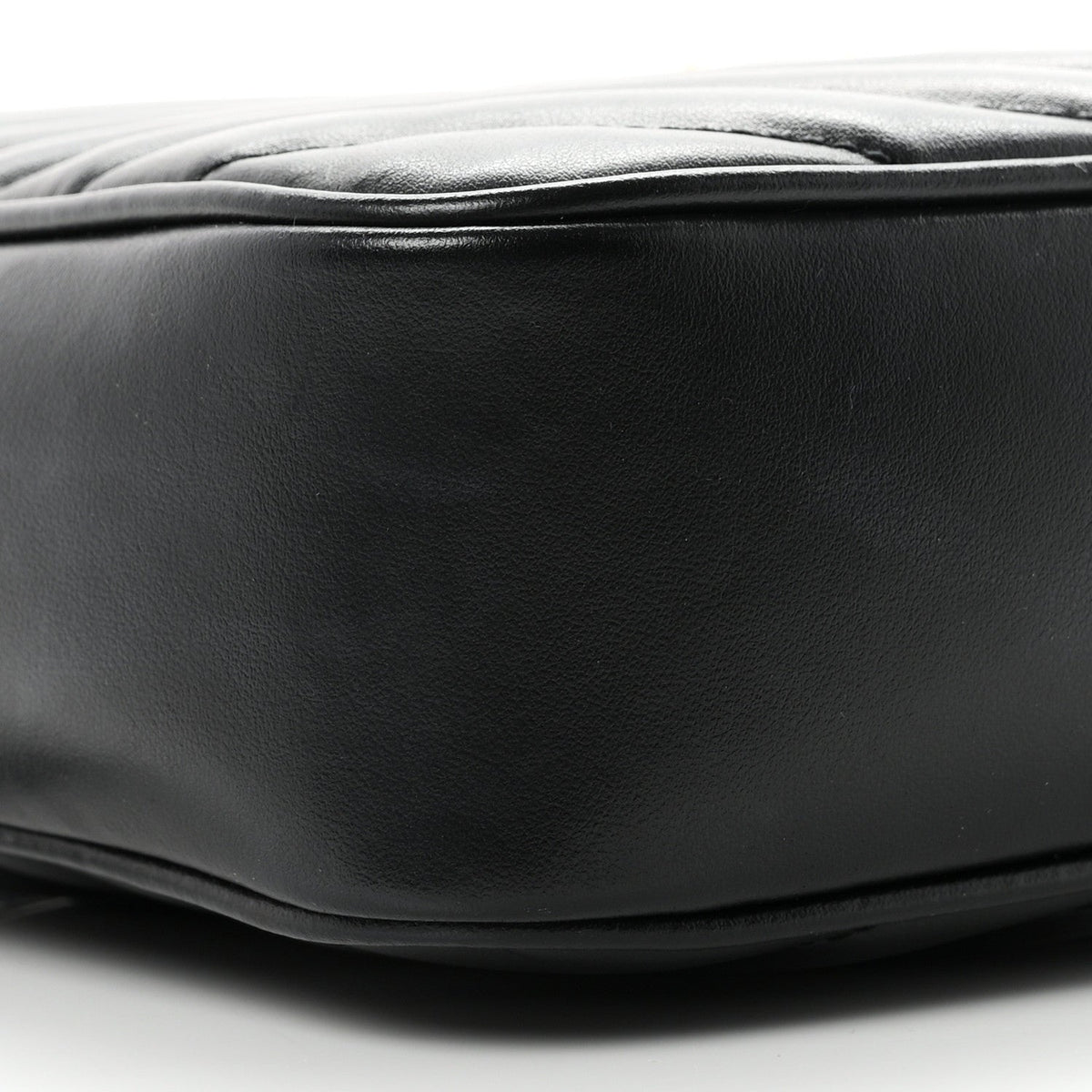 Calfskin Matelasse Monogram Lou Camera Bag Black