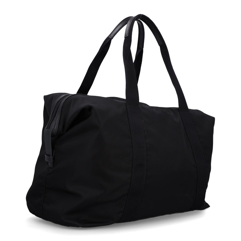 Re-Nylon Saffiano Duffle Bag Black