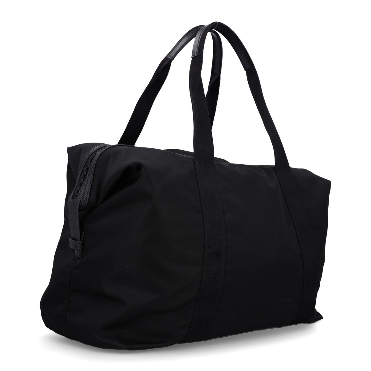 Re-Nylon Saffiano Duffle Bag Black