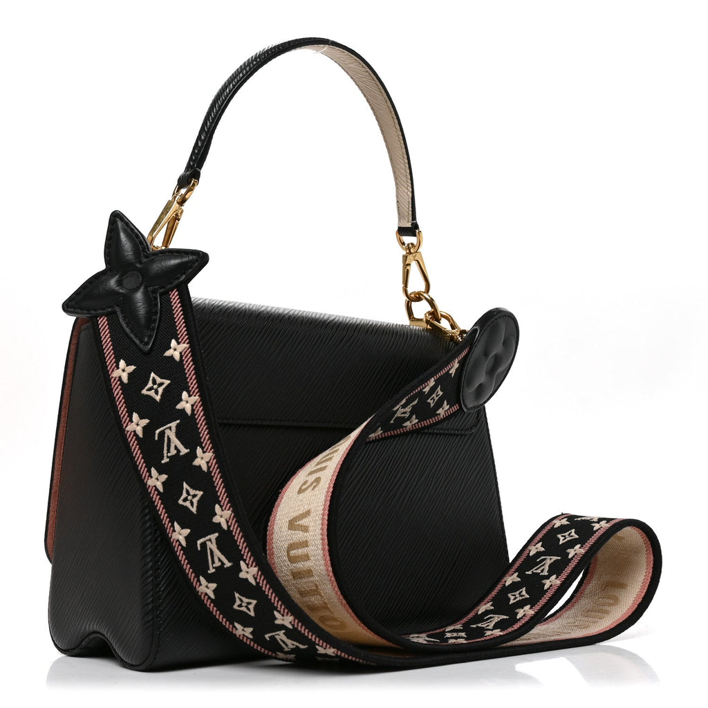 Epi Monogram Flower Twist MM Black