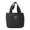 Vitello Daino Soft Mini Dynamique Tote Black