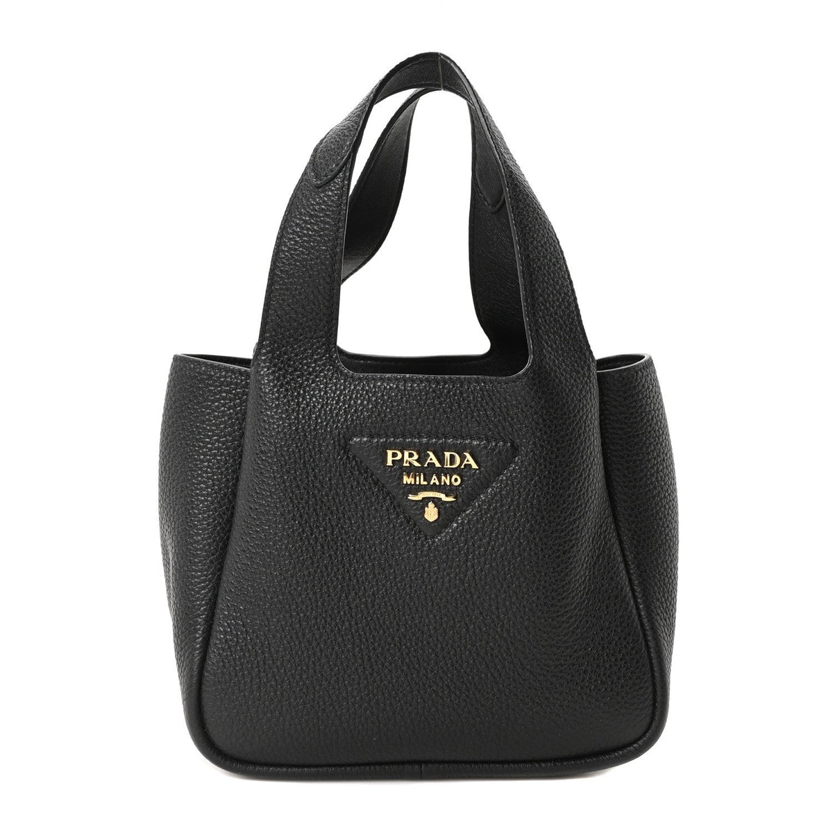 Vitello Daino Soft Mini Dynamique Tote Black