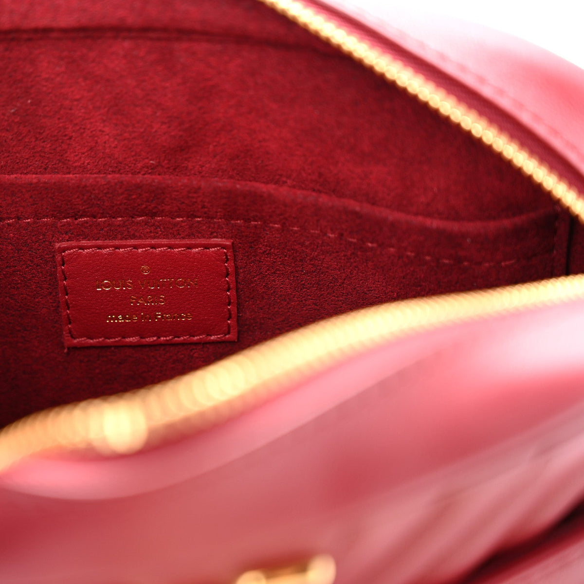 Calfskin New Wave Camera Bag Red
