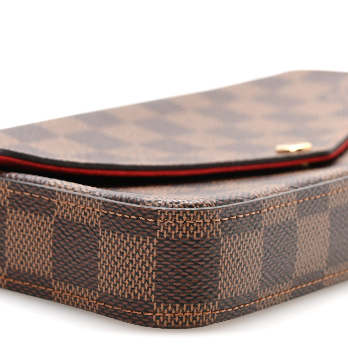 Damier Ebene Pochette Felicie Chain Wallet