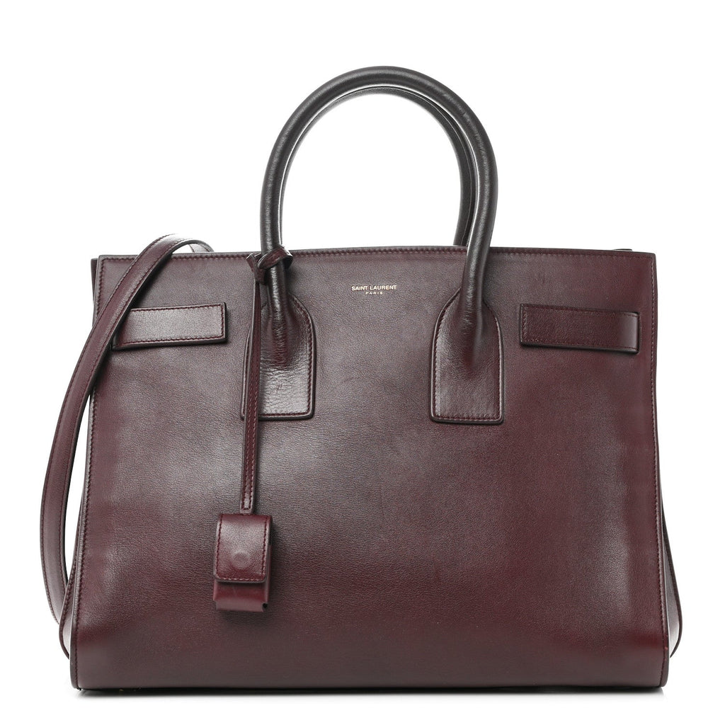 Calfskin Small Sac De Jour Bordeaux