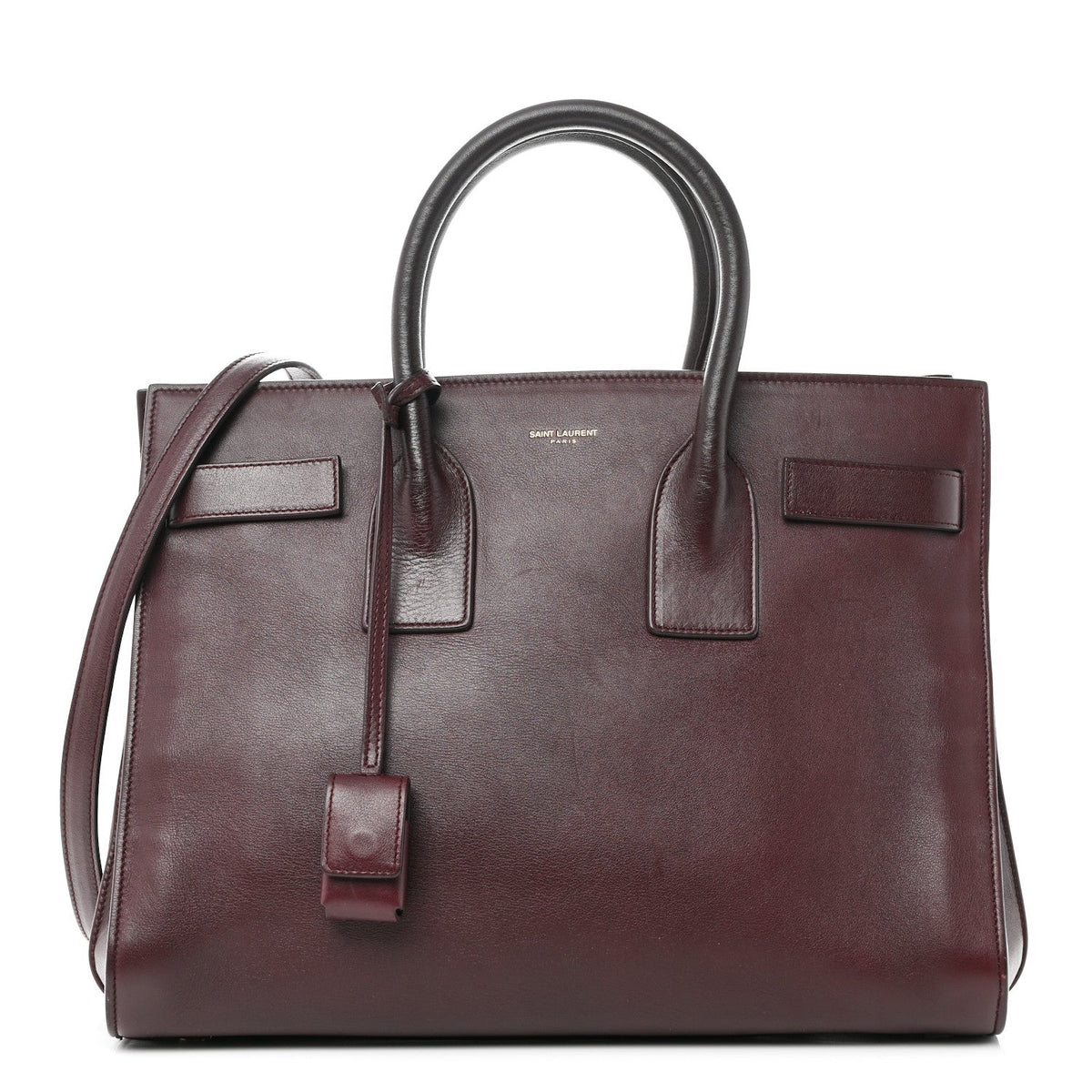 Calfskin Small Sac De Jour Bordeaux